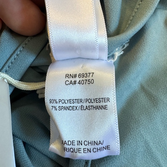 Wynne Layers Blue/green V-Neck Dress - Picture 8 of 8